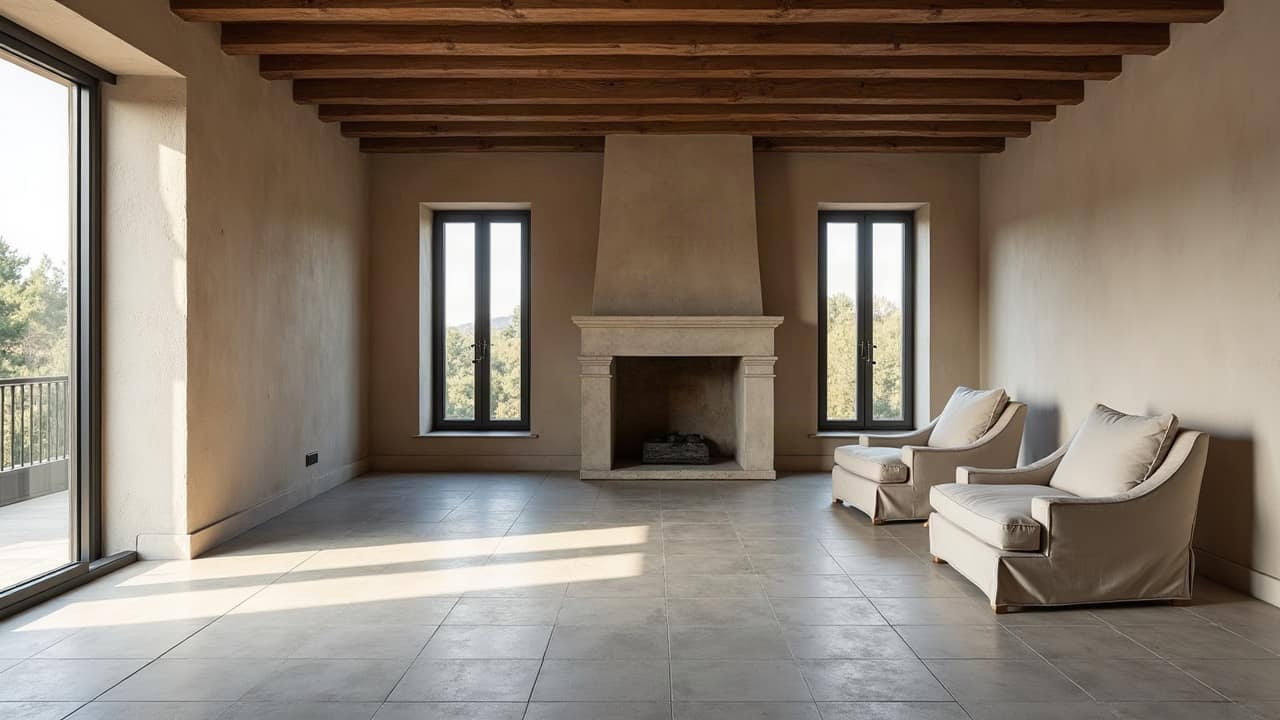 Grands formats dans un séjour de mas provençal : ce que cela change pour la pose