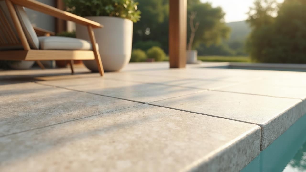Le choix du carreau, adapté à un usage extérieur exigeant